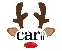 Christmas Reindeer Sticker by carou