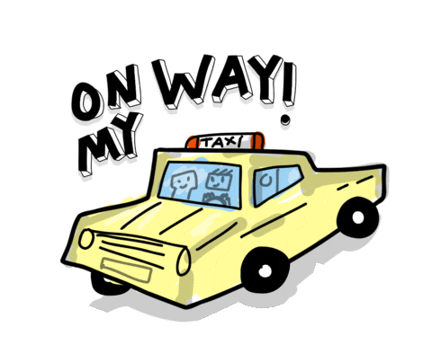 Cab Mimicks Sticker by Mimi Kaumanns
