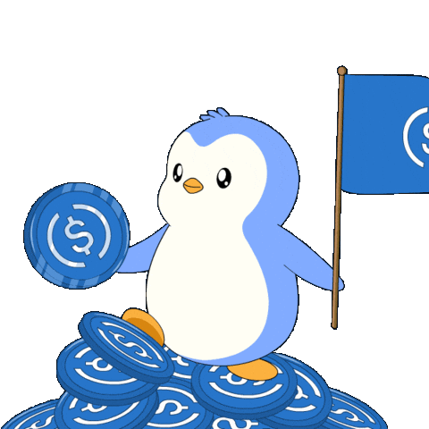 Money Crypto Sticker by Pudgy Penguins