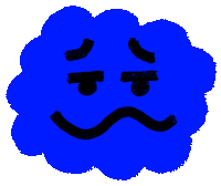 Chilling Smiley Face Sticker by T A R V E R