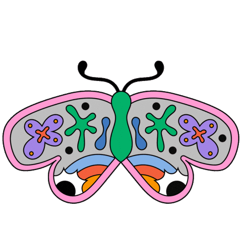 Butterfly Papillon Sticker