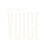 We Have A Voice Sticker by LetsStopAIDS