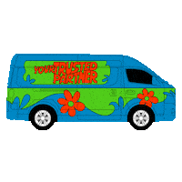 rjpaper delivery van trust partner Sticker