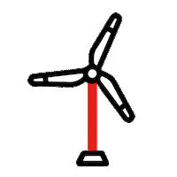 Wind Turbine Sticker by Fanshawe College