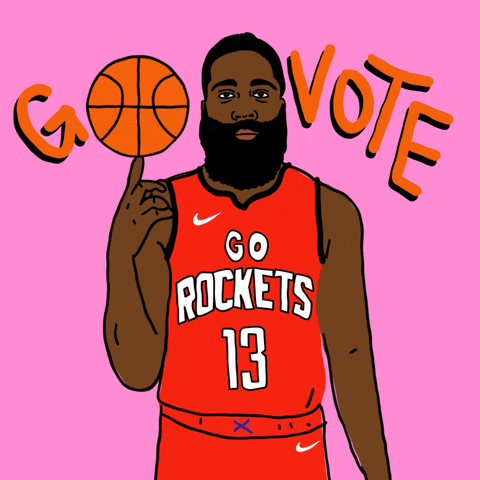 Vote Early Houston Rockets GIF by #GoVote