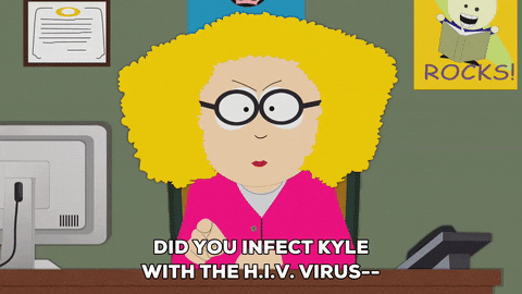 principal victoria no GIF by South Park 