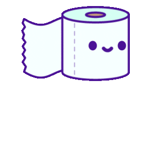 Toilet Paper Tp Sticker by 100% Soft