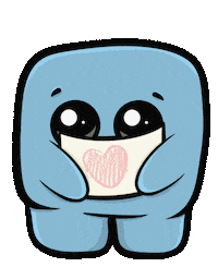 JessieAra love kawaii blue sweet Sticker
