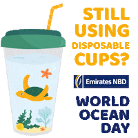 World Ocean Day Sticker by EmiratesNBD