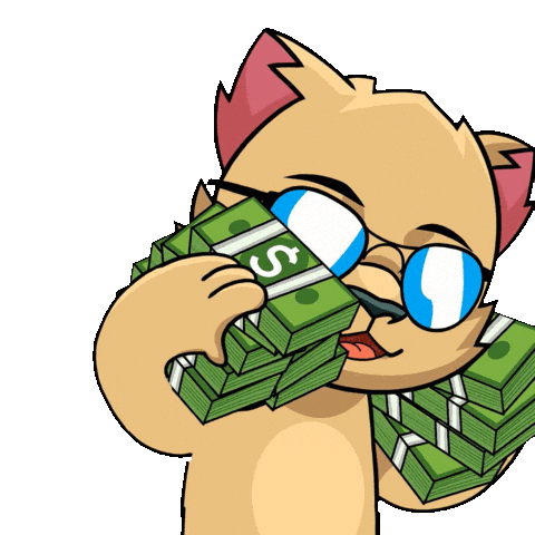 Cash Money Dance Sticker by Kabu