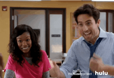 Excited The Mindy Project GIF by HULU