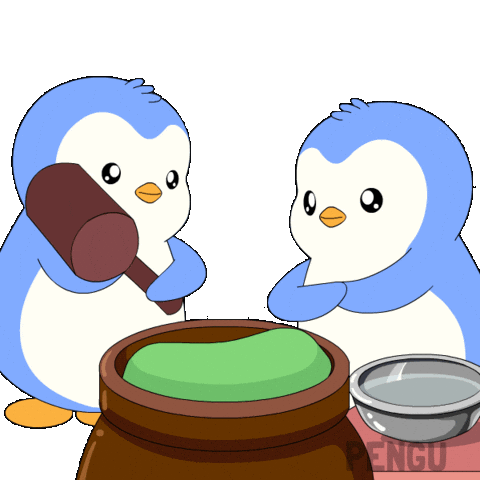 Japan Making Sticker by Pudgy Penguins