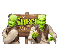 Shrek The Inclusical Sticker by Stars and the moon