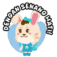 Rabbit Deer Sticker by Accurate Indonesia