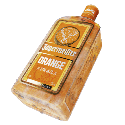JagermeisterCZSK party drink orange bottle Sticker