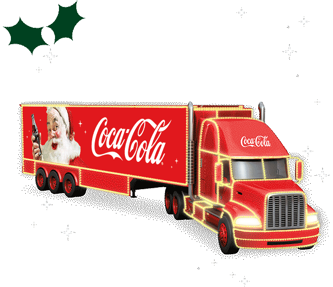 Joulurekka Sticker by Coca-Cola Finland