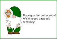Get Well Soon Gnome GIF
