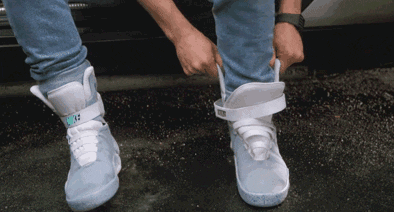 nike hyperadapt back to the future shoes GIF by Product Hunt