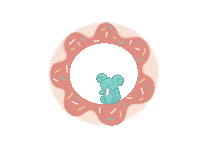 Art Donut Sticker
