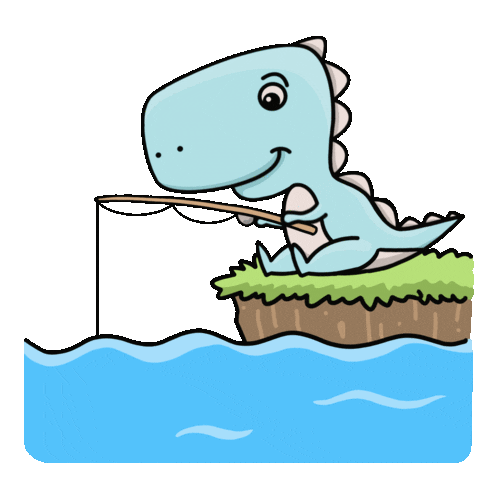 Pizza Fishing Sticker by Brenfi