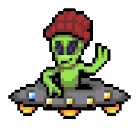 Pixel Art 8Bit Sticker by Lee Thompson