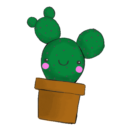 Plants Cactus Sticker by yashassegawa