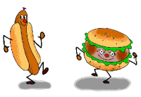 Hot Dog Dancing Sticker