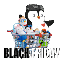 Black Friday Shopping Sticker by Pudgy Penguins