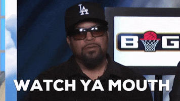 Ice Cube Shut Up GIF by Awkward Daytime TV