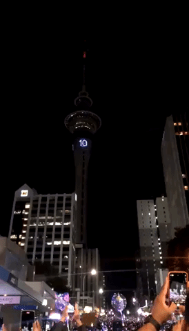 New Zealand Rings in New Year With Auckland Fireworks Display