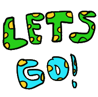 Lets Go Yes Sticker
