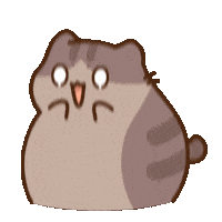 Cat Shock Sticker by Bichi Mao