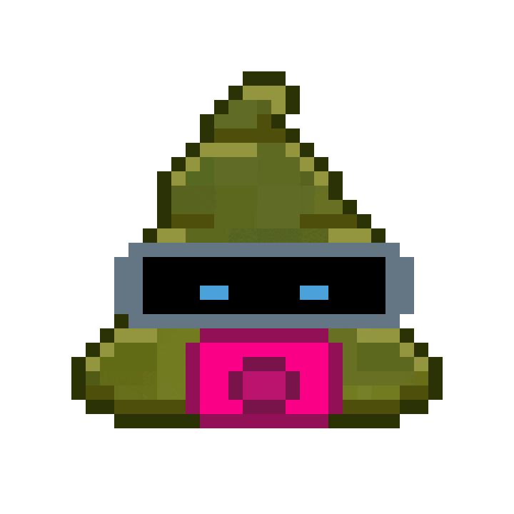 Art Shitting Sticker by Poopies.io