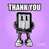 Give Thanks Thank You GIF by Ledger