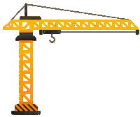 Construction Crane Sticker by VOLTUS