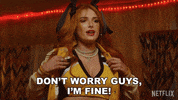 Bella Thorne Hair Flip GIF by NETFLIX