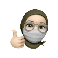 Girl Mask Sticker