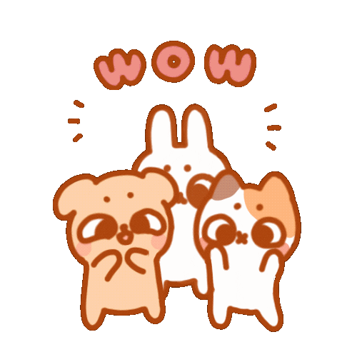 pocketpeaches giphyupload cat cute dog Sticker