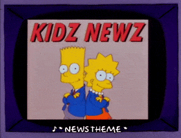 bart simpson smiling GIF