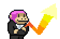 Pixel Art Monkey Sticker by SMOL