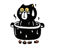 Cat 流汗 Sticker
