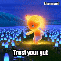 Wisdom Trust Your Gut GIF by Bloomscroll