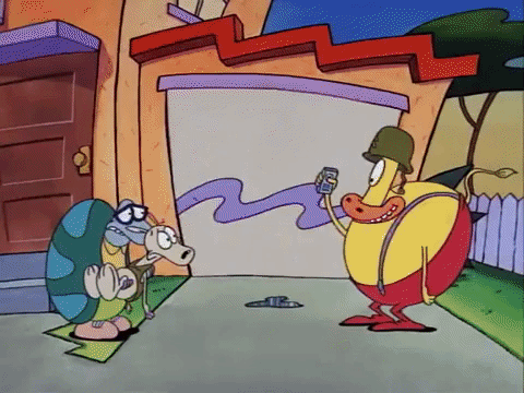 rockos modern life nicksplat GIF