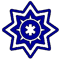 bluelightcard logo blue light icon Sticker