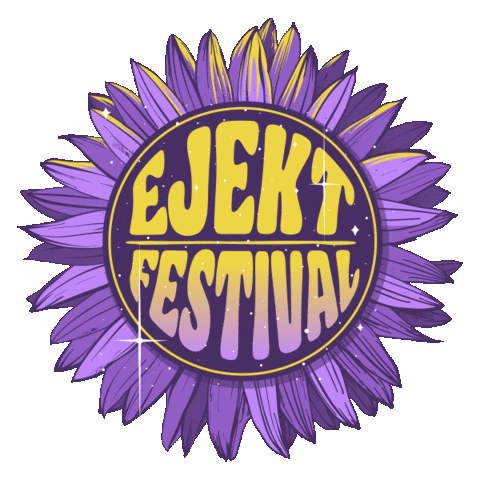 Flower Sticker by Ejekt Festival