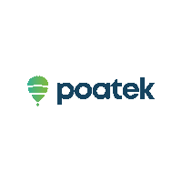 Poatek logo brand balloon ti Sticker