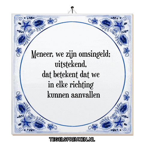 Doorzetten Creativiteit Sticker by Tegelspreuken.nl