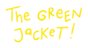 The Masters Golf Sticker by Catharina Stewart