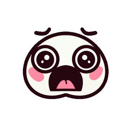 Shocked Cry Sticker