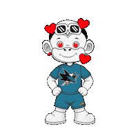 San Jose Sharks Sticker by Zhot Shop